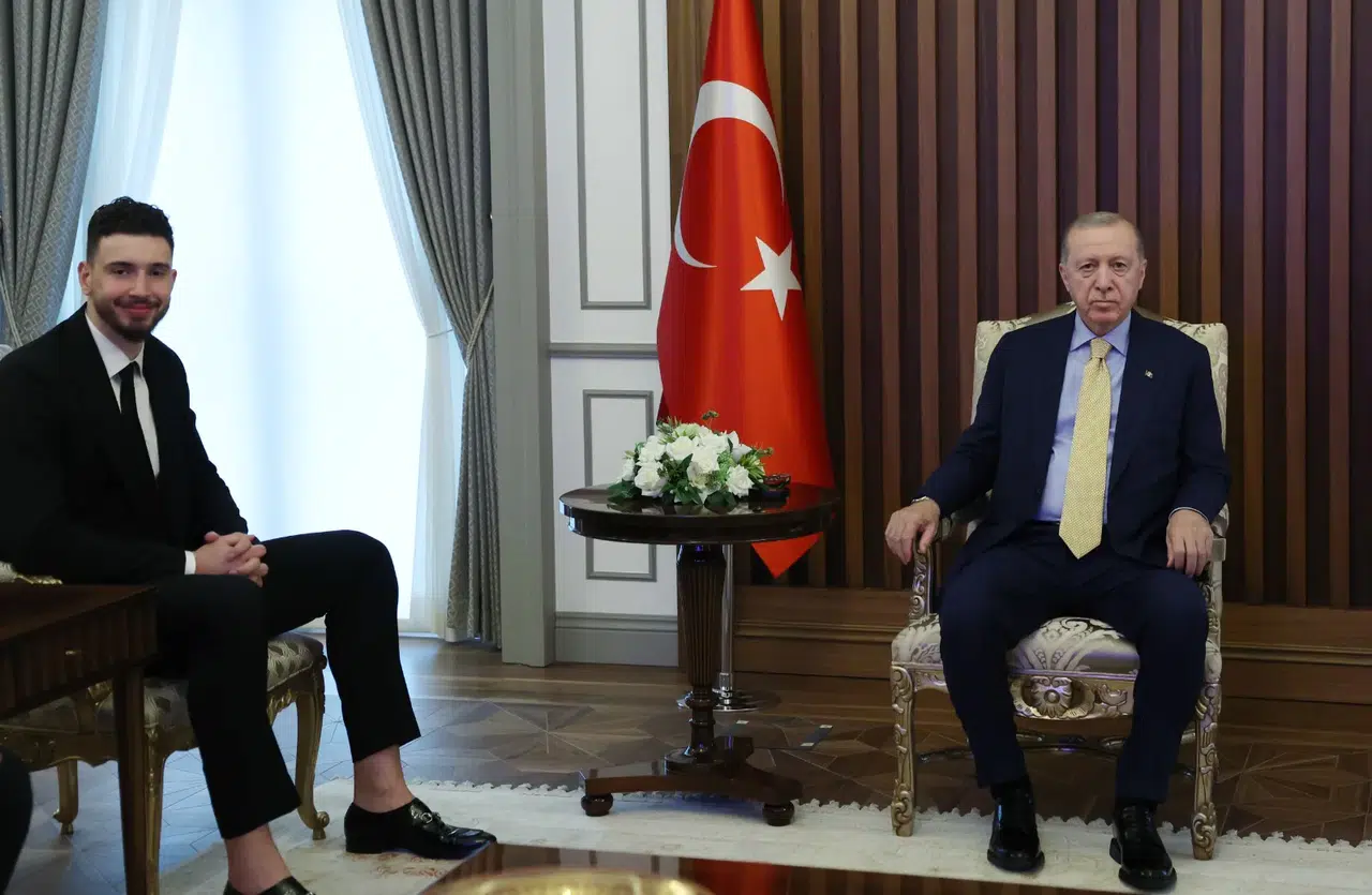 Cumhurbaşkanı Erdoğan, Alperen Şengün’ü kabul etti