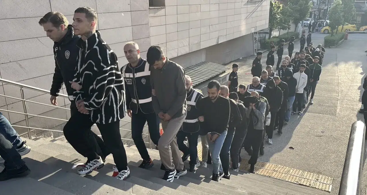 Eskişehir merkezli yasa dışı bahis operasyonunda 45 şüpheli adliyeye sevk edildi