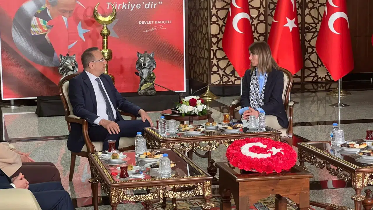 AK Parti heyetinden MHP’ye Kurban Bayramı ziyareti