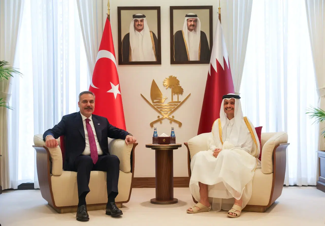 Dışişleri Bakanı Fidan, Katarlı mevkidaşı ile görüştü
