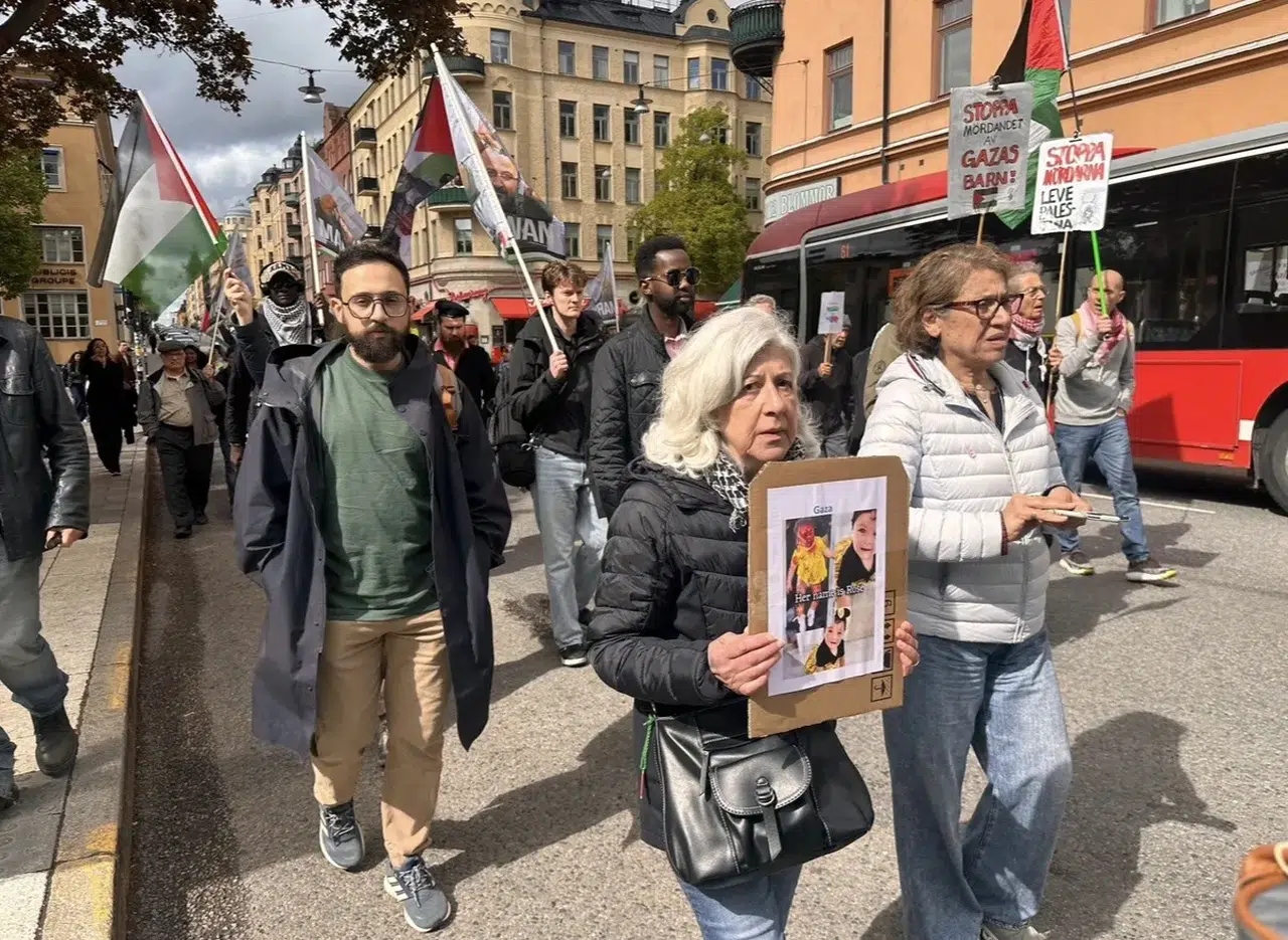 İsveç’te Nekbe’nin 78. yılı dolayısıyla yürüyüş düzenlendi