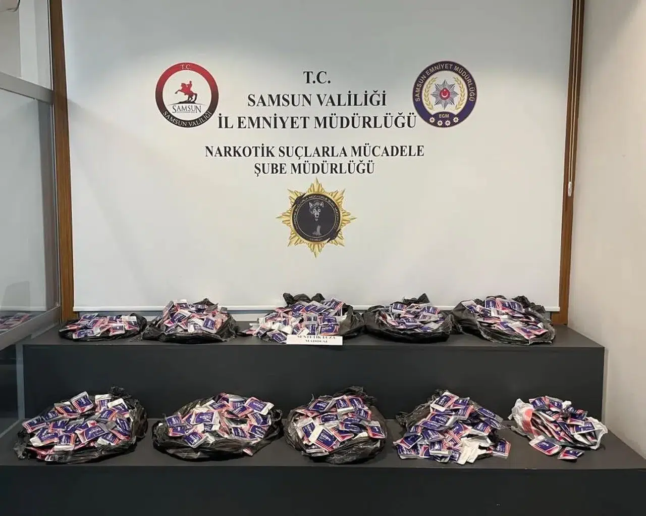 Samsun’da narkotik operasyonu: 44 bin 938 uyuşturucu hap ele geçirildi