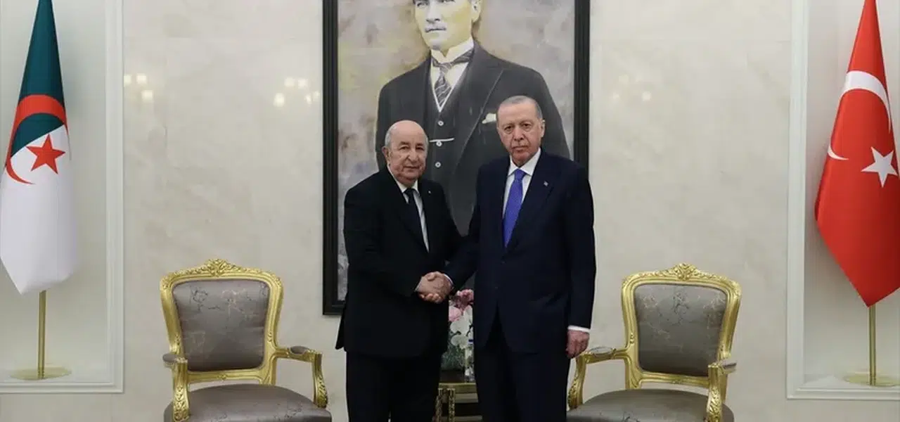 Cumhurbaşkanı Erdoğan, Cezayir Cumhurbaşkanı Tebbun’u Ankara’da karşıladı