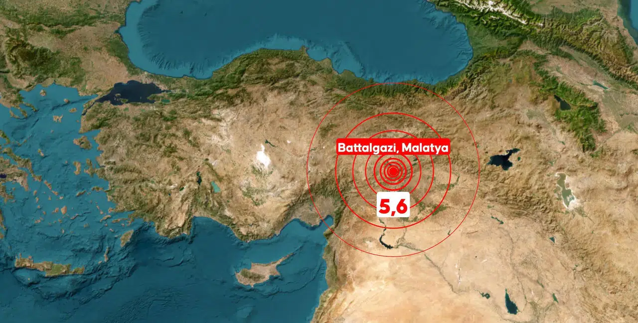 Malatya’da 5,6 büyüklüğünde deprem