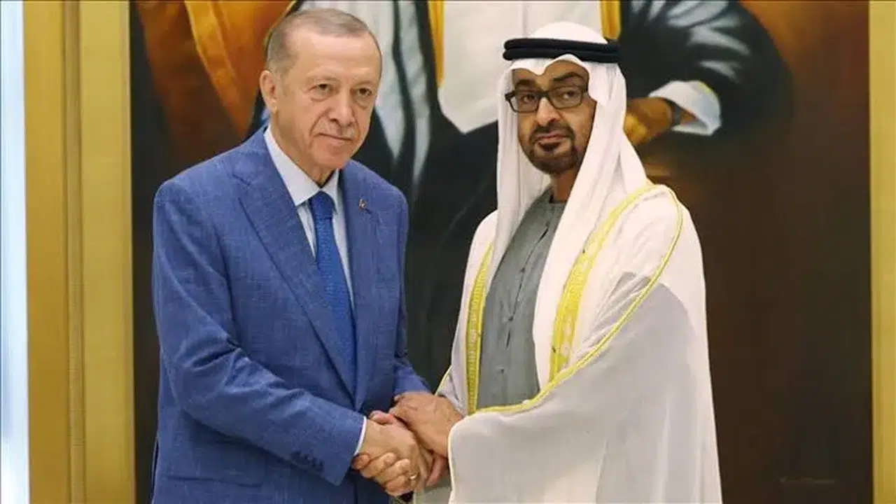 Cumhurbaşkanı Erdoğan, BAE Devlet Başkanı Al Nahyan ile görüştü