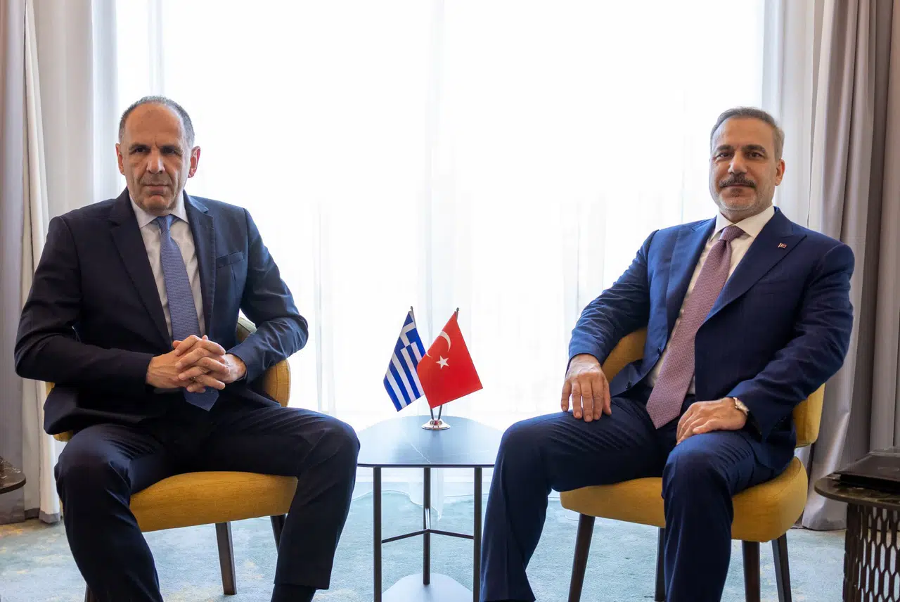Bakan Fidan, Yunan mevkidaşı Yerapetritis ile görüştü