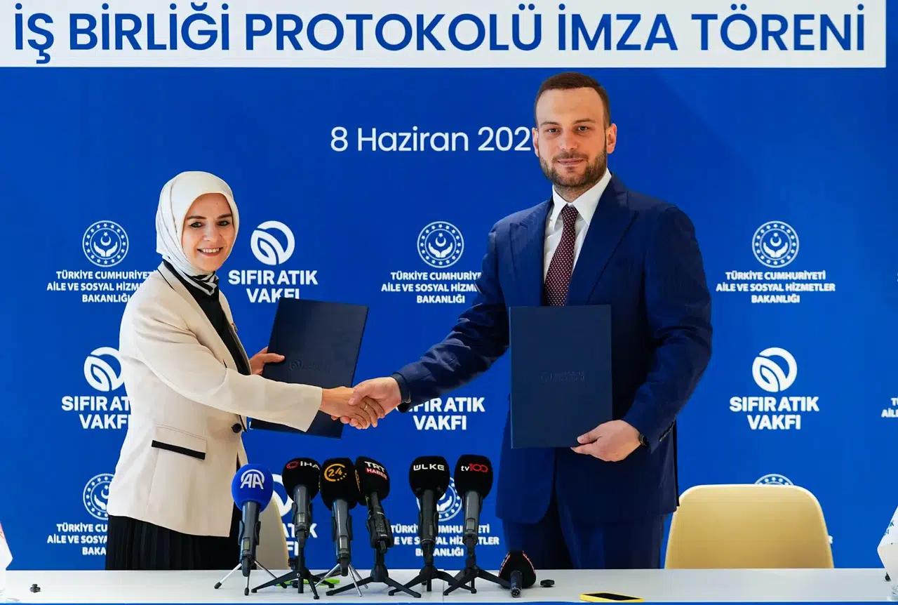 Aile ve Sosyal Hizmetler Bakanlığı ile Sıfır Atık Vakfı arasında iş birliği protokolü imzalandı