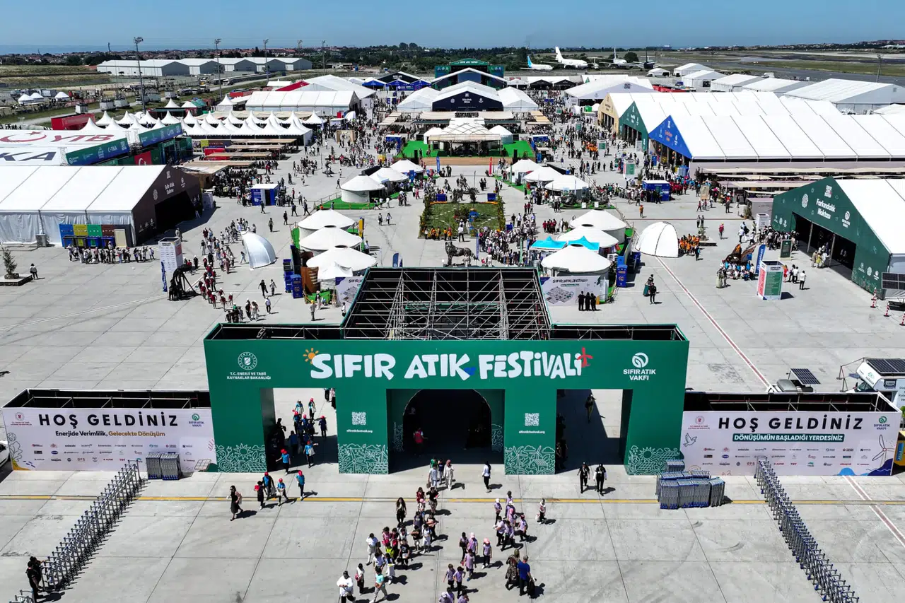 Çevre, teknoloji ve sanat aynı çatı altında: Sıfır Atık Festivali Atatürk Havalimanı’nda başladı
