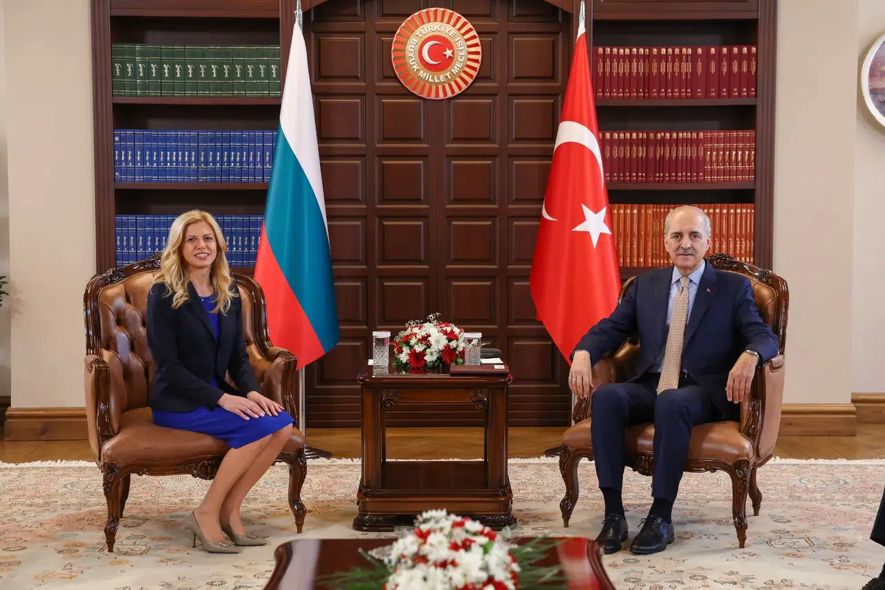 TBMM Başkanı Kurtulmuş, Bulgaristan Ulusal Meclisi Başkanı Dotsova ile bir araya geldi