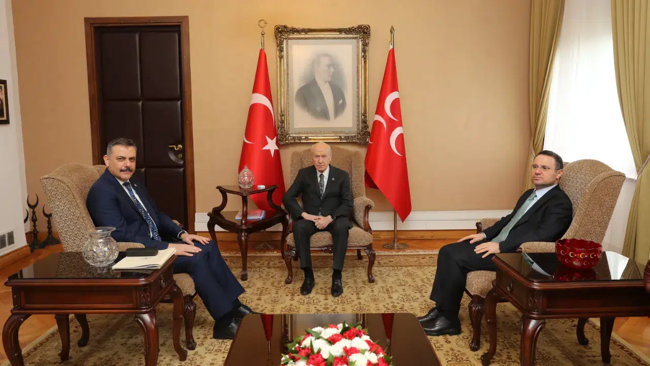 Bahçeli, İçişleri ve Adalet bakanlarını kabul etti