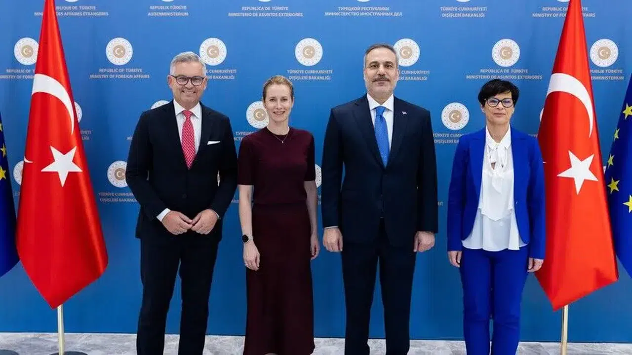 Bakan Fidan, AB’nin üst düzey yetkilileriyle Ankara’da görüştü