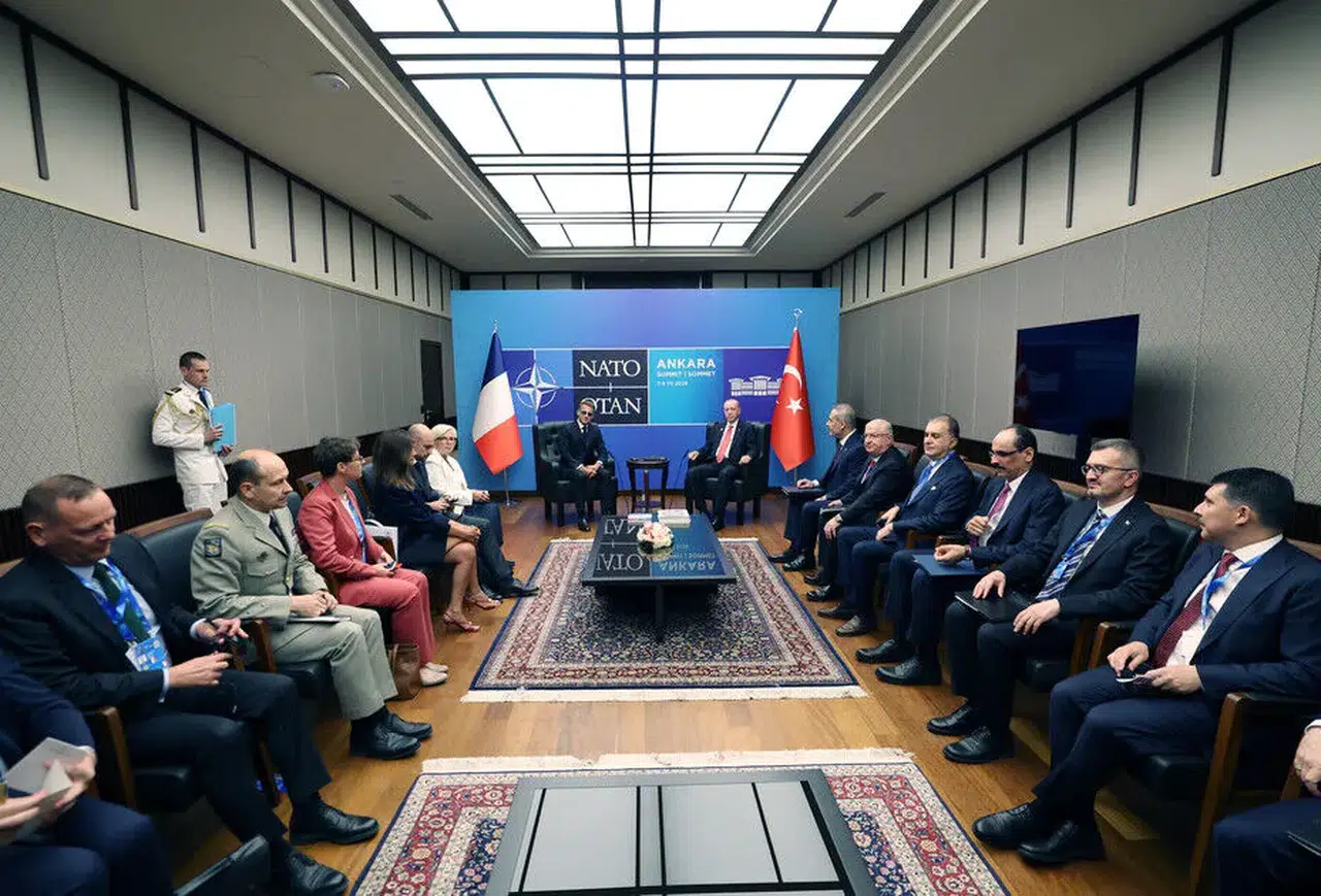 Cumhurbaşkanı Erdoğan, NATO Zirvesi’nde liderlerle peş peşe görüştü
