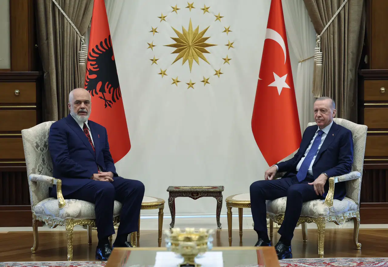 Cumhurbaşkanı Erdoğan, Arnavutluk Başbakanı Rama ile görüştü