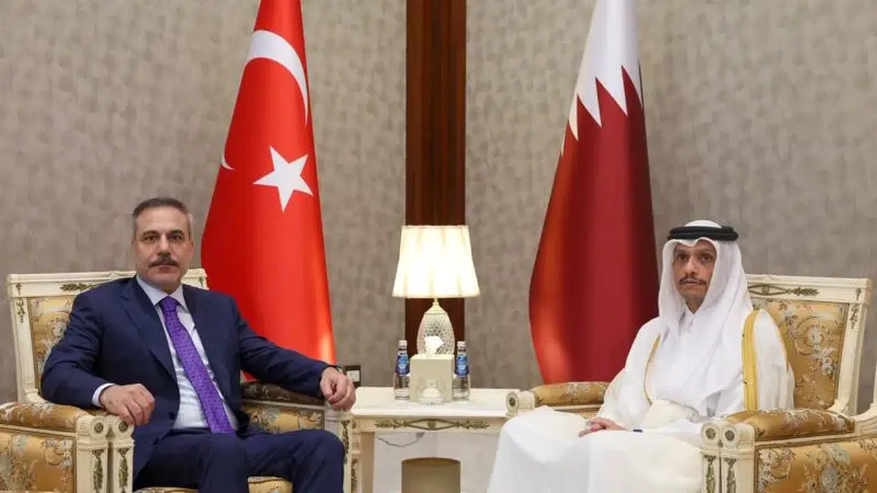 Dışişleri Bakanı Fidan, Katarlı mevkidaşı Al Sani ile görüştü