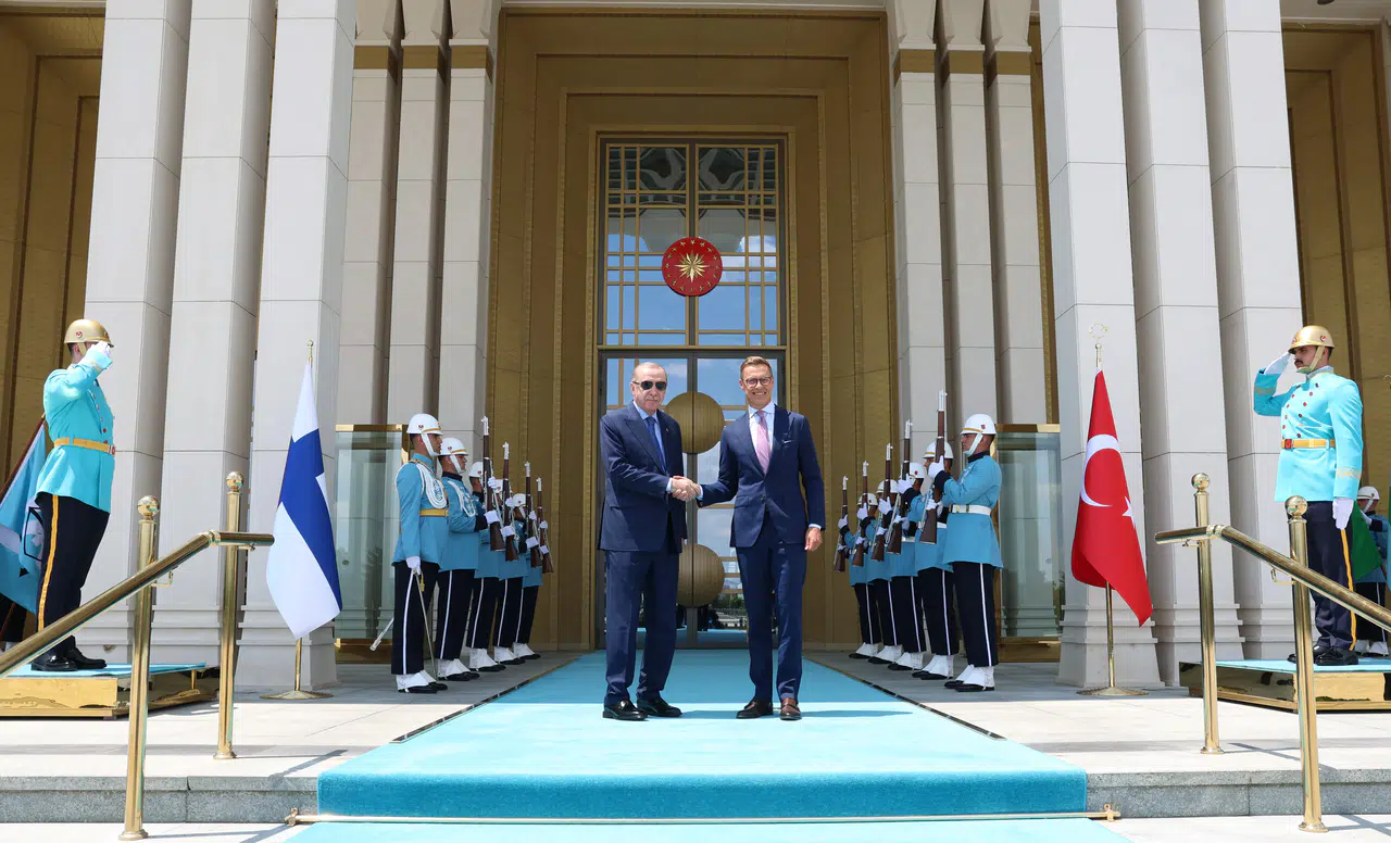 Cumhurbaşkanı Erdoğan, Finlandiya Cumhurbaşkanı Stubb’u kabul etti