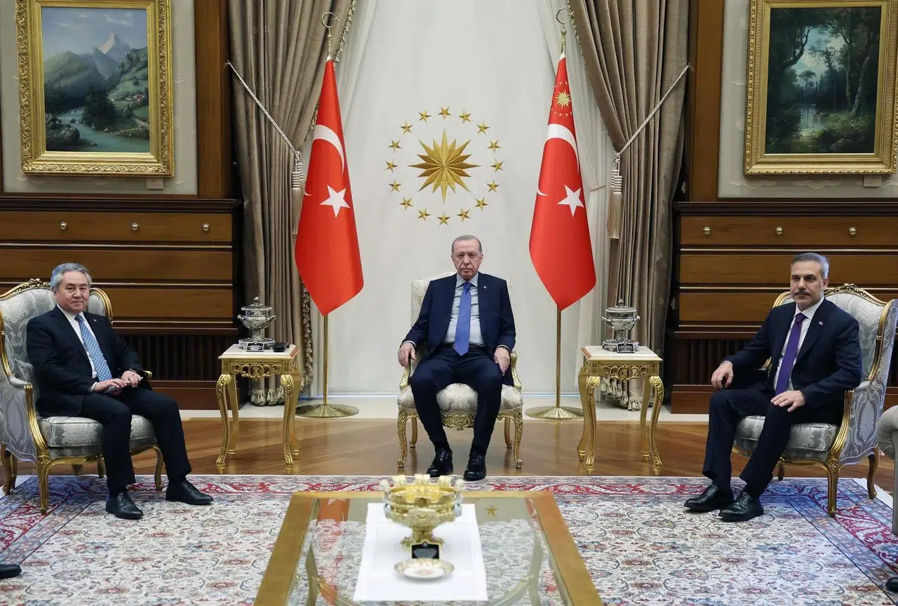 Cumhurbaşkanı Erdoğan, Kırgızistan Dışişleri Bakanı Kulubayev’i kabul etti