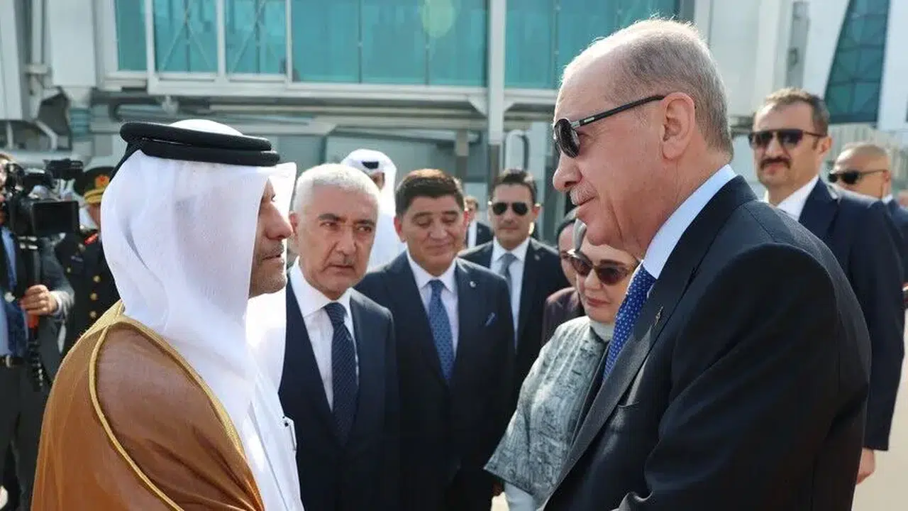 Cumhurbaşkanı Erdoğan, taziye ziyareti için Katar’da
