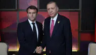 Cumhurbaşkanı Erdoğan, Fransa Cumhurbaşkanı Macron ile görüştü