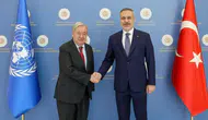 Dışişleri Bakanı Fidan, BM Genel Sekreteri Guterres ile görüştü