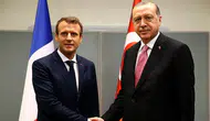 Cumhurbaşkanı Erdoğan ile Fransa Cumhurbaşkanı Macron ile görüştü