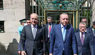 Cumhurbaşkanı Erdoğan, TBMM Başkanı Kurtulmuş ile görüştü