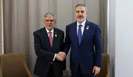Bakan Fidan, Pakistan Dışişleri Bakanı Dar ile görüştü