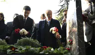MHP Genel Başkanı Devlet Bahçeli, Türkeş’in kabrini ziyaret etti