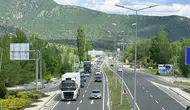 D-100’ün Çankırı geçişinde ağır tonajlı araçlara bayram tedbiri