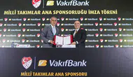 TFF ile VakıfBank arasında milli takımlar için sponsorluk anlaşması imzalandı