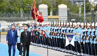 Cumhurbaşkanı Erdoğan, Cezayir Cumhurbaşkanı Tebbun’u resmi törenle karşıladı