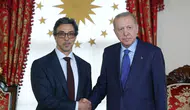Cumhurbaşkanı Erdoğan, BAE Devlet Başkan Yardımcısı Şeyh Mansur'u kabul etti