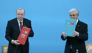Türkiye ile Kazakistan arasında stratejik ortaklığı güçlendiren 13 anlaşma imzalandı