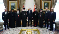 Cumhurbaşkanı Erdoğan, Süryani Ortodoks Kilisesi Patriği Efrem Kerim ile görüştü