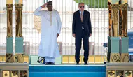 Cumhurbaşkanı Erdoğan, Nijer Cumhurbaşkanı Tchiani’yi resmi törenle karşıladı