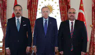 Cumhurbaşkanı Erdoğan, Kerkük Valisi Ağa ile görüştü