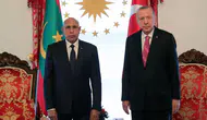 Cumhurbaşkanı Erdoğan, Moritanya Cumhurbaşkanı El Ghazouani ile görüştü
