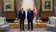 Cumhurbaşkanı Erdoğan, TBMM Başkanı Kurtulmuş’u kabul etti