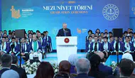 Cumhurbaşkanı Erdoğan, torunu Ömer Tayyip Erdoğan’ın mezuniyet törenine katıldı