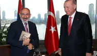 Cumhurbaşkanı Erdoğan, Ermenistan Başbakanı Paşinyan ile görüştü