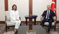 Bakan Fidan, BM Kıbrıs Şahsi Temsilcisi Holguin Cuellar’ı Ankara’da kabul etti