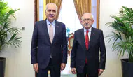 TBMM Başkanı Kurtulmuş, Kılıçdaroğlu ile Terörsüz Türkiye gündemiyle görüştü