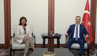 Bakan Fidan, BM’nin Kıbrıs Şahsi Temsilcisi Holguín’i kabul etti