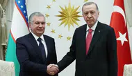 Cumhurbaşkanı Erdoğan, Özbekistan Cumhurbaşkanı Mirziyoyev ile telefonda görüştü