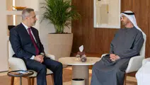 Dışişleri Bakanı Hakan Fidan, BAE Devlet Başkanı Al Nahyan ile bir araya geldi