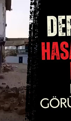 Sulusaray'da hasar gören evler böyle görüntülendi