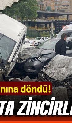 Beşiktaş'ta zincirleme kaza!