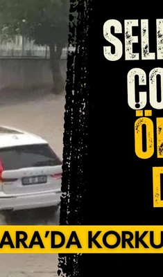 Ankara'da sele kapılan çocuklar ölümden döndü!