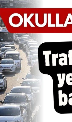 Okullar açıldı, trafik çilesi başladı!