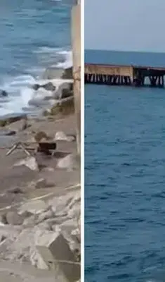 Zonguldak’ta sahile askeri amaçlı olduğu değerlendirilen İHA vurdu