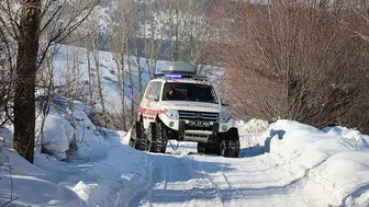 Erzincan’da paletli ambulanslarla kesintisiz sağlık hizmeti